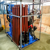 Nouvelle plateforme de forage rotative pour puits d'eau, alimentée au diesel, profondeur maximale de forage de 150 m