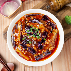 Berenjena precocinada congelada Lista para cocinar estilo Yu Xiang en salsa lista para servicio de comida - Product Image 5