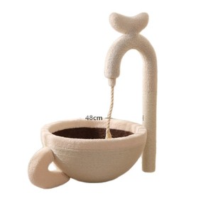 Nueva cama para gatos de sisal, resistente al desgaste y sin pelusas, poste rascador para gatos, adecuado para mascotas domésticas y gatos durante todo el año. - Product Image 2