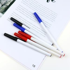 BECOL promosyon ucuz reklam tükenmez kalem kırmızı/siyah/mavi mürekkep kalem ofis okul için özel Logo plastik tükenmez kalem - Product Image 6