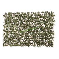 Sauce de jardín Artificial, valla de enrejado extensible con hojas, precio bajo