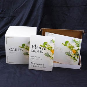 Hardcover Black Condolence <strong>Memory</strong> Table <strong>Card</strong> in Loving <strong>Memory</strong> <strong>Funeral</strong> Guest Book Sets for Custom Printing - Product Image 1