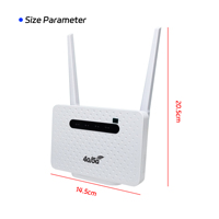 Router WiFi AYS 4G LTE con Ranura para Tarjeta SIM, Dos Antenas, 300Mbps, Largo Alcance, Mejor Red Móvil, Compatible con WiFi6, en Oferta