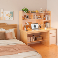 Bureau d'étude antique personnalisable en bois blanc avec tiroir, idéal pour le bureau à domicile et la chambre à coucher