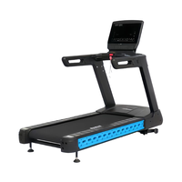 Caminadora Eléctrica Básica con Marco de Acero LED, Motor de 3.0HP, Monitoreo Inalámbrico de Frecuencia Cardíaca, Rango de Velocidad de 1-20km/h, Comercial/Gimnasio, Manual
