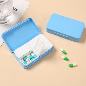 Wholesale Portable Dust-proof <b>Plastic</b> Medicine Case PP Material <b>Pocket</b> Storage Travel Pill Box for Purse Convenient - Product Image 2