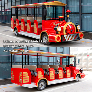 Autobús Eléctrico de Lujo para Parques de Atracciones, Transporte Turístico, Recorridos por el Zoológico de la Ciudad, Vehículo Eléctrico para Recorridos Turísticos, Autobús Turístico en Venta - Product Image 3