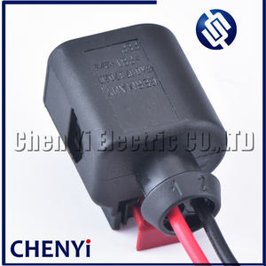 2ピン屋外温度水温コンプレッサーセンサーコネクタプラグワイヤーケーブルピグテール8K0973702 8K 0 973 702 8K0973702D - Product Image 4