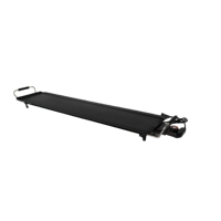 Grande Plancha Électrique d'Intérieur 100CM, Multifonction, Sans Fumée, Antiadhésive, pour Barbecue, Viande, Poisson, Steak