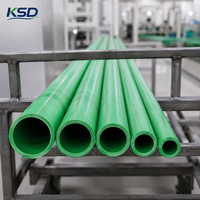 Tuyaux de plomberie durables PN20 2.0MPa DN20-DN110 à alésage intérieur lisse, connexion par fusion thermique, pour la plomberie des salles d'exposition