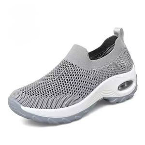 <span class=keywords><strong>Scarpe</strong></span> <span class=keywords><strong>Ortopediche</strong></span> da <span class=keywords><strong>Donna</strong></span> Extra Larghe con Plateau, Aumento di Altezza, Slip-On, per Anziani, con Cinturino Regolabile, Leggere - Product Image 3
