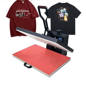 Presse à chaud manuelle 40*60cm pour T-shirts, coussins, chaussures, grand format semi-automatique avec 220V/110V - Product Image 2
