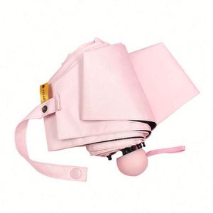 Parapluie compact pour femme 2024, mini parapluie pliable 5 sections, cadeau promotionnel personnalisé, parapluie mini pas cher - Product Image 2