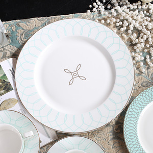Hot Sale 4pcs Plate and Cup <b>Set</b> Ceramics Elegant <b>Bone</b> <b>China</b> <b>Dinner</b> Dish and Cup <b>Sets</b> - Product Image 3