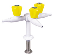 Hotte de laboratoire murale moderne en laiton massif avec robinet de commande à distance et vanne d'air verticale pour école et hôpital