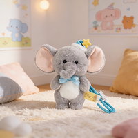 Petits jouets porte-clés en peluche en vrac pour distributeurs automatiques, sacs surprises, prix de carnaval et remplissages de sacs cadeaux