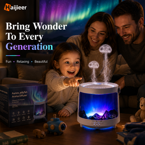 Humidificador Aurora <span class=keywords><strong>Volcano</strong></span> de 300 ml con Simulación de Llama 3D, Difusor de Aroma Inteligente con Niebla Fría y Luces de Arcoíris Dinámicas - Product Image 5