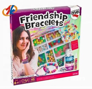 Nuovi 2024 gioielli fatti da te con perline e giocattoli per il trucco Set di giochi di plastica per ragazze e bambini e adolescenti - Product Image 3