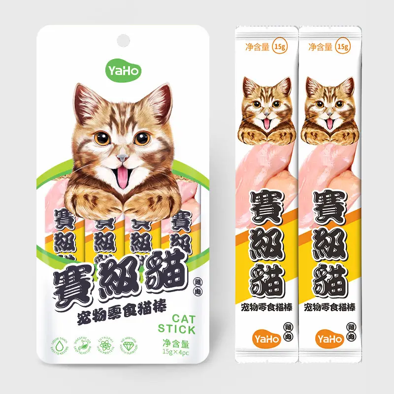 Cibo umido nutrizionale per gatti che lecca dolcetti per gatti Wet Cat Bar