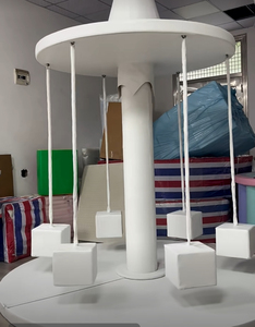 Juego de columpio suave de entretenimiento comercial para bebés con carrusel de árbol redondo Merry Go para niños, al aire libre columpio, área de juegos para <span class=keywords><strong>fiestas</strong></span> - Product Image 4