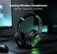 Casque sans fil supra-auriculaire avec microphone intégré et externe pour une qualité audio fluide pour la musique et les appels vocaux