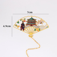 Marque-page métallique personnalisé de Xi'an, style Dynastie Tang, souvenir de la culture murale de la ville ancienne, cadeau exquis et charmant