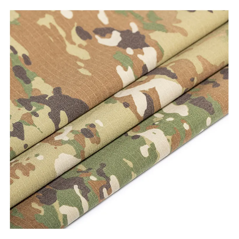 50Nylon 50Cotton OCP Camo Print WR Anti Tearing Camouflage NYCO Ripstop Fabric For Tactical Gears