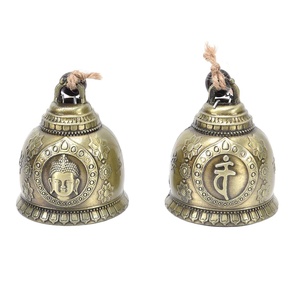 Campanella Decorativa con Motivo <span class=keywords><strong>Buddha</strong></span>, Portafortuna Feng Shui, per Casa e Auto, Regalo Artigianale - Product Image 4