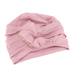 Dame double couches islamique bonne plaine solide couleur intérieure hijabs bandeau casquette wrap instantanée jersey de <span class=keywords><strong>coton</strong></span> sous écharpes - Product Image 4
