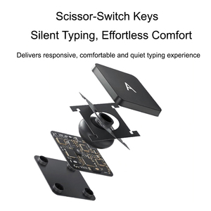 Teclado Magnético Flotante Inteligente para <span class=keywords><strong>HUAWEI</strong></span> <span class=keywords><strong>MatePad</strong></span> Air 12" y <span class=keywords><strong>MatePad</strong></span> <span class=keywords><strong>Pro</strong></span> 12.2", con Trackpad Multitáctil, Funda Protectora para Tablet de Oficina - Product Image 4