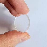 K9 Glass Plano Convex Lens 20mm Diameter 2mm Edge Thickness for Miniature Optical Instrument Assembly Parts