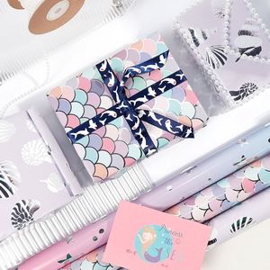 Vente en gros 80g anniversaire papier métallique de soie 43*300cm cadeau de luxe emballage personnalisé rouleau de papier d'emballage - Product Image 5