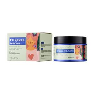 Crème hydratante apaisante pour le ventre de grossesse à la lavande, label privé en gros, OEM, 100% naturelle, blanchissante, nettoyage en profondeur - Product Image 1