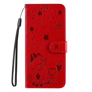 Funda de cuero PU con billetera de gato bonito para OPPO <span class=keywords><strong>A1</strong></span> 5G A98 5G/F23 5G, para Sony Xperia 10V funda de tarjeta de crédito - Product Image 3