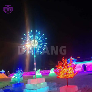 Sparkling Customizable Color Outdoor IP65 Waterproof <b>LED</b> Firework <b>Tree</b> Light for Landscape Night View Arrangements - Product Image 3