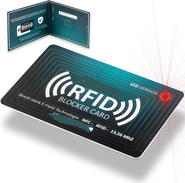 Factory Cheap RFID Blocking Card NFC Blocker Card