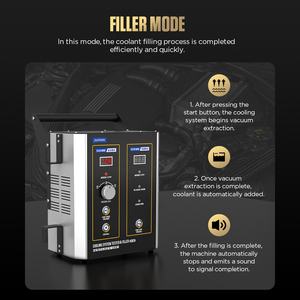 AUTOOL SC301 Kit d'outils pour véhicule Système de refroidissement du radiateur Rinçage Nettoyage Diagnostic Liquide de refroidissement Testeur de pression pour voitures - Product Image 6