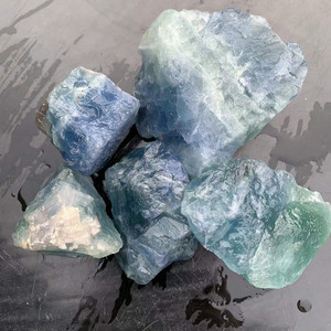 Piedras de Fluorita Verde Azul Natural de Alta Calidad al por Mayor, Cristales en Bruto para Decoración del Hogar - Product Image 3