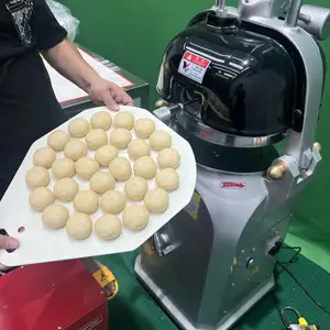 Panadería Pizza Pan Masa Bola Rounder Divisor Máquina Comercial Automática