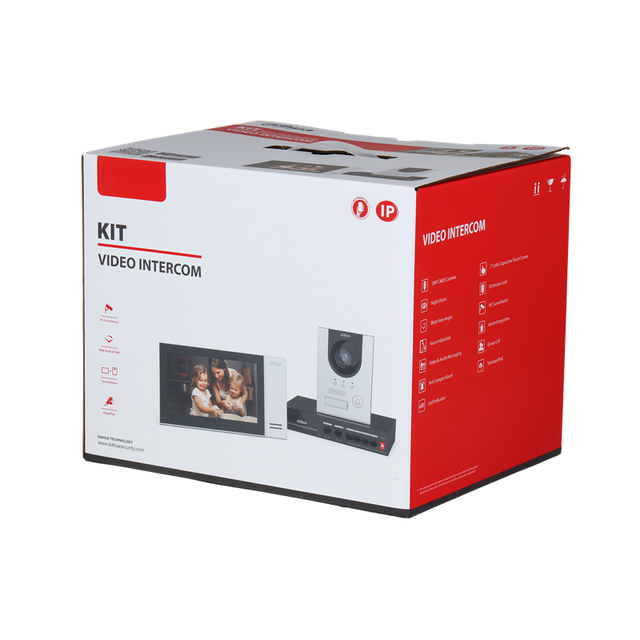 KTP01L Video Intercom KIT 7" IP Indoor Monitor 2mp IP Villa Door Station VTO2202F-P-S2