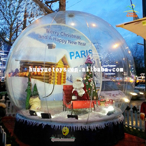 Boule gonflable de boule de neige de globes de cristal transparents de cour soufflée par <span class=keywords><strong>air</strong></span> de Noël personnalisé pour des événements icône commémorative de boule de neige - Product Image 6