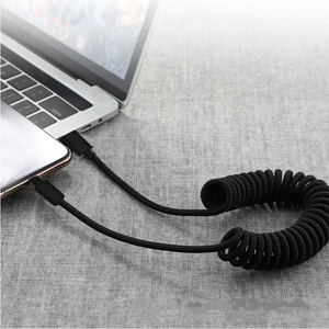 Cáp Cuộ<span class=keywords><strong>n</strong></span> Dữ Liệu USB Có Thể Thu Vào Lò Xo Bệ<span class=keywords><strong>n</strong></span> Nylon Loại C Sạc Nhanh 2.4a Cho Ô Tô - Product Image 6