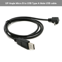 Cable de Carga y Sincronización de Datos USB Mini de Fábrica OEM, con Rotación de 180 Grados en Ángulo Recto, PVC Negro/Blanco, 4C/2C, CE, RHOS, para Computadora