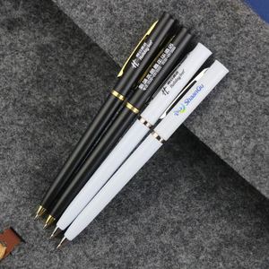 Customizable Lightweight Plastic Ballpoint <b>Pens</b> Custom Ly7327 Laser-Engraved Company Logo Multi-Color Business 1.0mm Black Ink - Product Image 1