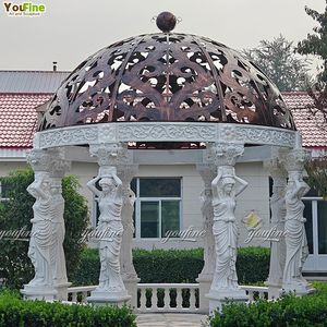 Gazebo <span class=keywords><strong>de</strong></span> piedra natural <span class=keywords><strong>de</strong></span> tamaño personalizado para decoración <span class=keywords><strong>de</strong></span> parque o villa a la venta - Product Image 5