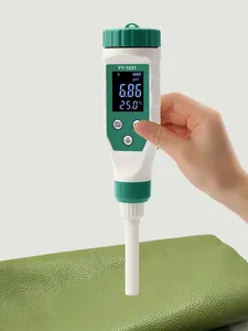 Medidor de pH multifuncional para Textiles de la piel, medidor de ph de superficie con Bluetooth, resolución de 0,01, ATC