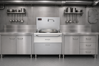 Cuisinière Wok de qualité marine 800 mm pour navire-citerne, navire porte-conteneurs, navire de ravitaillement offshore, cuisine et restauration