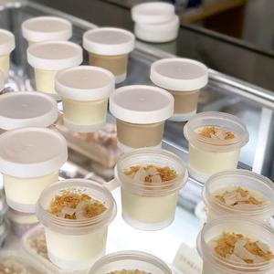 100ml 200ml 300 ml panggang es krim Yogurt jeli puding kotak kue susu toples plastik PP makanan penutup cangkir bawa pulang dengan tutup - Product Image 3