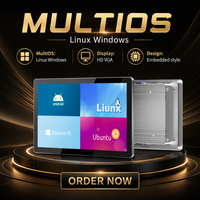 Computadora Industrial Integrada de Alta Calidad, Pantalla Táctil de 10.1/13.3 Pulgadas, Resistente al Agua, Panel PC Todo en Uno, Automatización J1900, en Stock