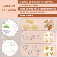 Cortador de Galletas Personalizado, Fabricante OEM, Molde para Prensar Galletas, Venta al por Mayor en China, Sello para Galletas de Helado con Forma de Luna y Estrella, Proveedor Dorado